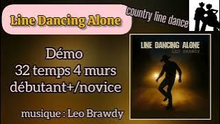 Line Dancing Alone – country line dance débutant
